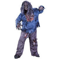 Fancy Dress - Complete Zombie Halloween Costume (PLUS SIZE)