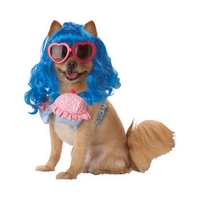 fancy dress california girl dog costume
