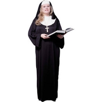fancy dress nun outfit plus size