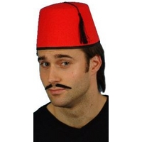 fancy dress felt fez hat