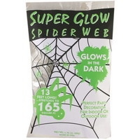 fancy dress super glow spider web