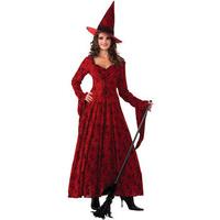 fancy dress crimson witch costume