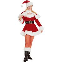 fancy dress miss santa costume north pole