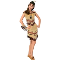 fancy dress teen native princess indian costume