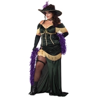 Fancy Dress - Saloon Madame Costume (Plus Size)