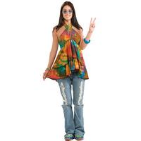 Fancy Dress - 60s Halterneck Ruffle Top