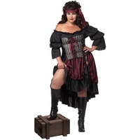 fancy dress womens pirate costume plus size