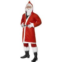 Fancy Dress - Christmas Santa Gown With Hood - Budget
