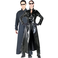 Fancy Dress - Matrix Costumes Official Neo & Trinity Combo