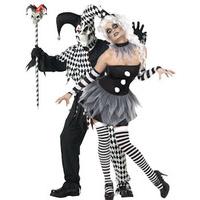 Fancy Dress - Sinister Pierrot & Evil Jester Combination
