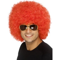 Fancy Dress - Economy Clown Wig in RED