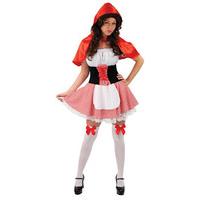 fancy dress deluxe red riding hood costume