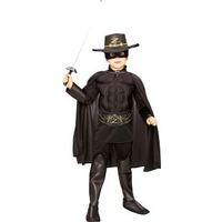 Fancy Dress - Child Deluxe Zorro Super Hero Costume