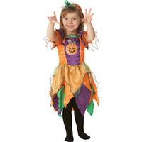 fancy dress child pumpkin witch costume