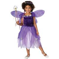 fancy dress child plum pixie costume