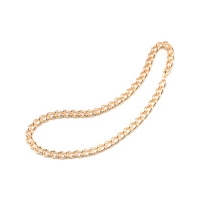 fancy dress long gold chain