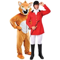 Fancy Dress - Fox Hunter & Fox Couple Costumes