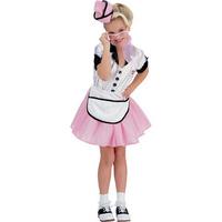 Fancy Dress - Child 50s Soda Pop Girl Costume