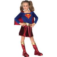 Fancy Dress - Child Deluxe Supergirl Super Hero Costume