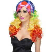 fancy dress rainbow wig