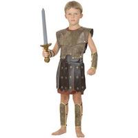 fancy dress child warrior boy costume