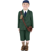 fancy dress child world war ii evacuee boy costume
