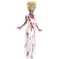 fancy dress zombie prom queen costume