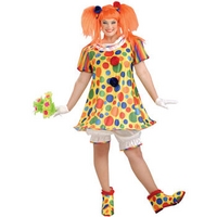 Fancy Dress - Giggles the Clown Costume (Plus Size)