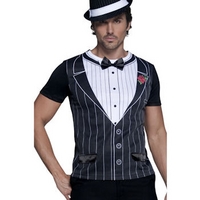 fancy dress fever gangster t shirt