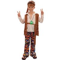 Fancy Dress - Child 60s Fringed Hippie Boy Costume