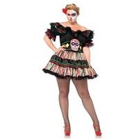 Fancy Dress - Leg Avenue Plus Size Day Of The Dead Doll Costume