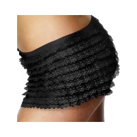 Fancy Dress - Ruffle Lace Panties BLACK