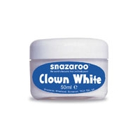 Fancy Dress - Snazaroo Clowning White Makeup (50ml)