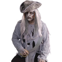 fancy dress zombie pirate wig