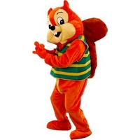 fancy dress luxury squirrel mascot costume