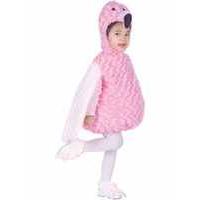 Fancy Dress - Plush Toddler Flamingo Costume