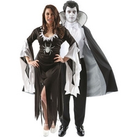 fancy dress vampire enchantress couple costumes
