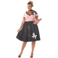 Fancy Dress - 50s Sweetheart Costume (Plus Size)