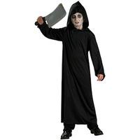fancy dress child black horror robe