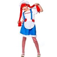 fancy dress child little rag doll costume