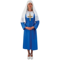 Fancy Dress - Blue Nun Costume