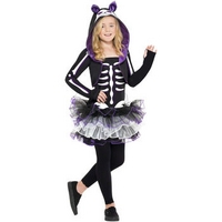 Fancy Dress - Teen Skeleton Cat Costume