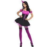 fancy dress fever wicked witch pink costume