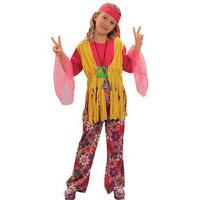 Fancy Dress - Child 60s Hippy Girl Costume