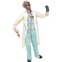 Fancy Dress - Halloween Zombie Doctor Costume