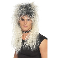 Fancy Dress - Hard Rocker Wig BLONDE