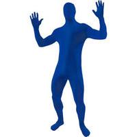 fancy dress second skin suit blue