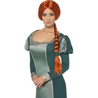 fancy dress shrek princess fiona wig