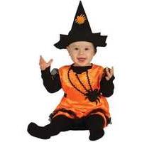 fancy dress baby halloween pumpkin witch costume