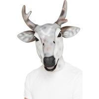 fancy dress reindeerstag latex mask